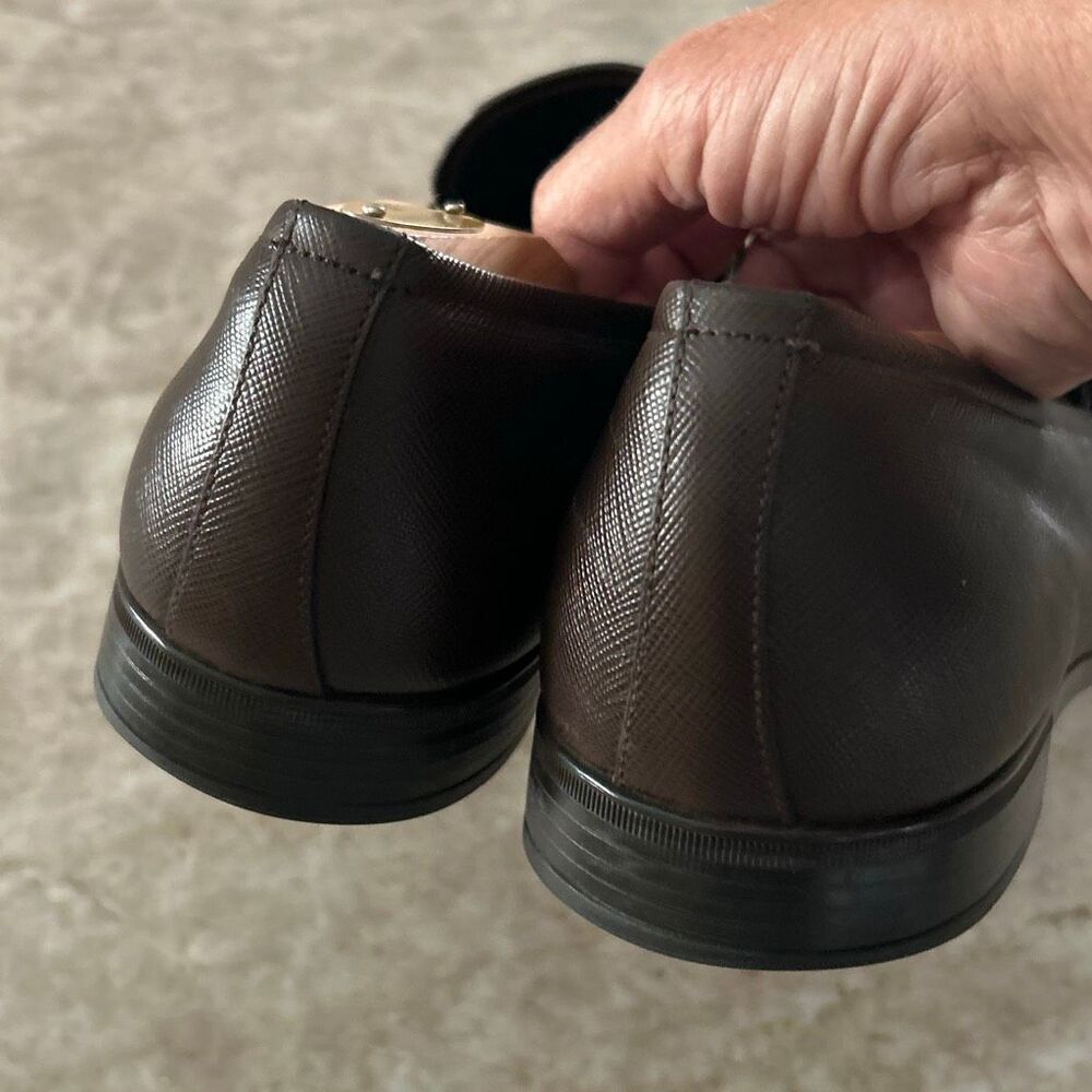PRADA Saffiano Leather Penny Loafer (Men) - Picture 4 of 8